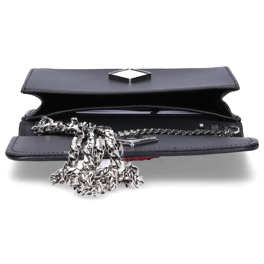 Les Petit Joueurs - Handtasche GINNY Samt - rot