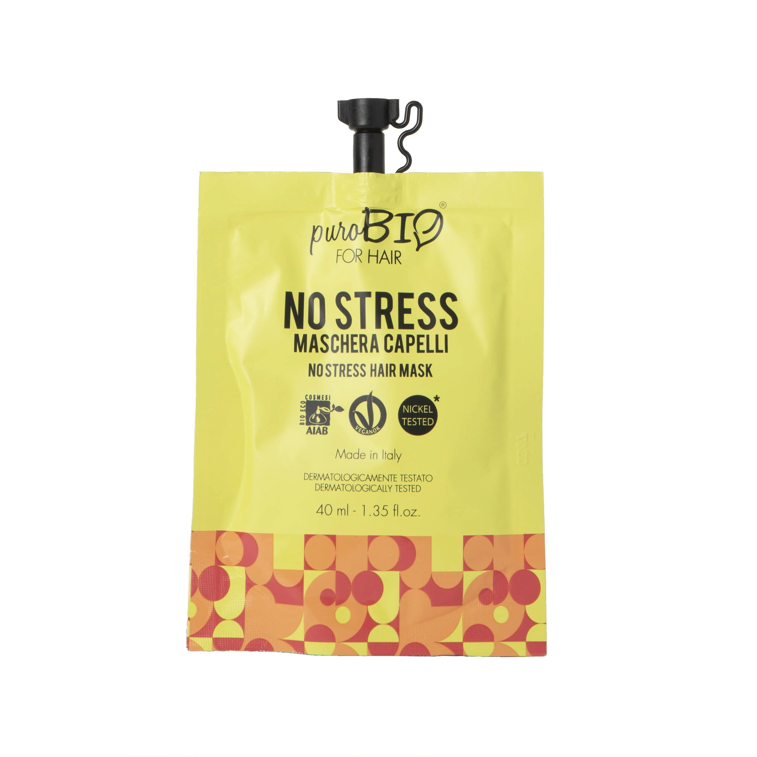 puroBIO for Hair No Stress Mask - Regenererende hårmaske