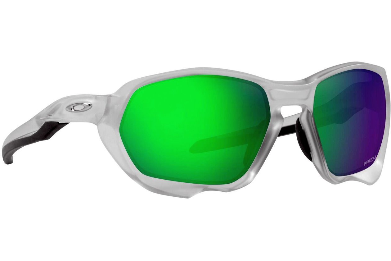 Oakley Plazma Matte Clear/Prizm Road Jade