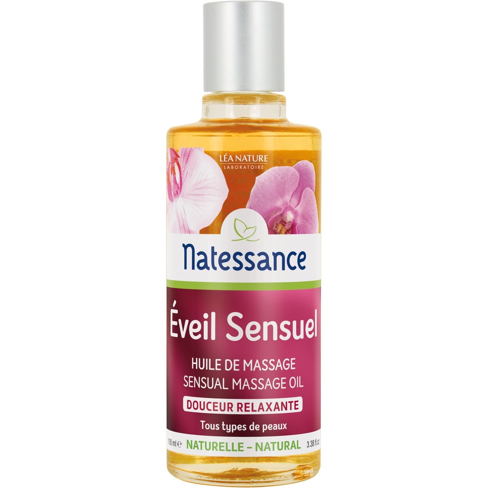 natessance Huile de massage - éveil sensuel Huile