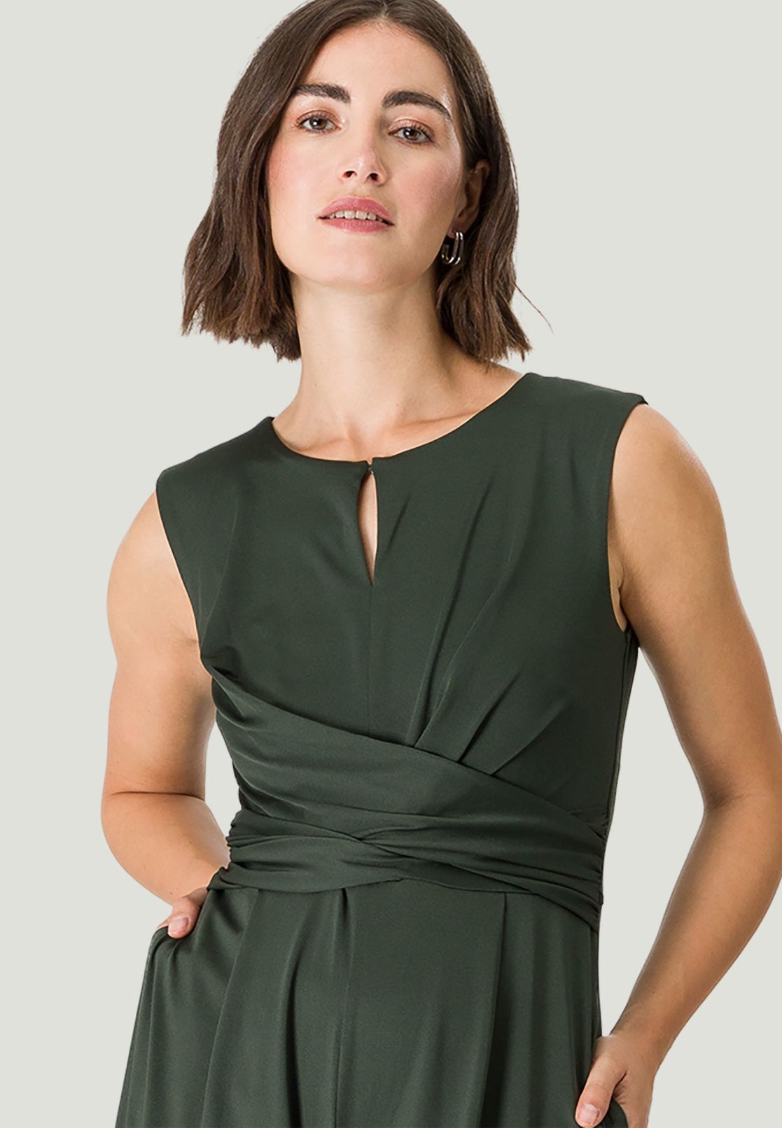 Jumpsuit mit Raffung