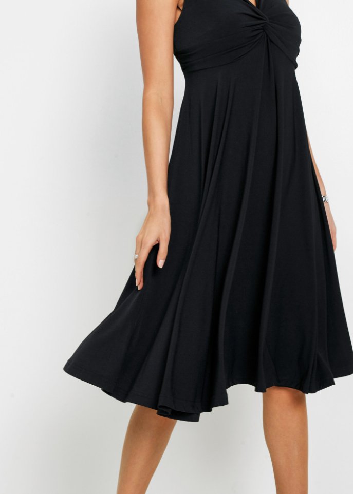 Shirtkleid mit V-Ausschnitt