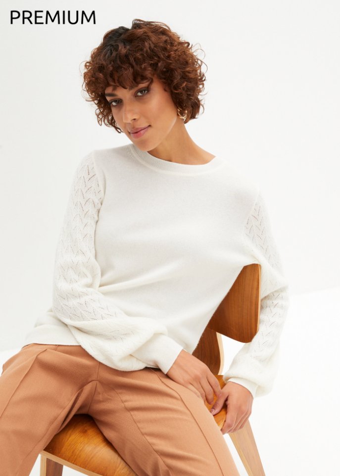 Wollpullover mit Good Cashmere Standard®-Anteil