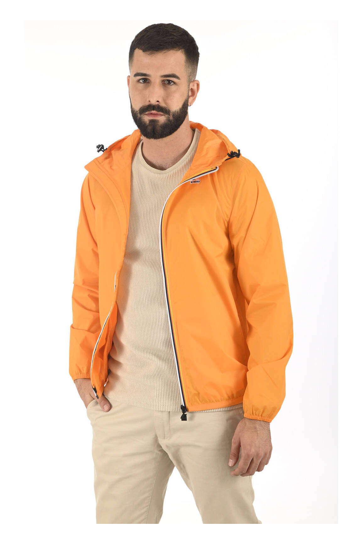 K Way Impermeables Trenchs Unisexe couleur orange