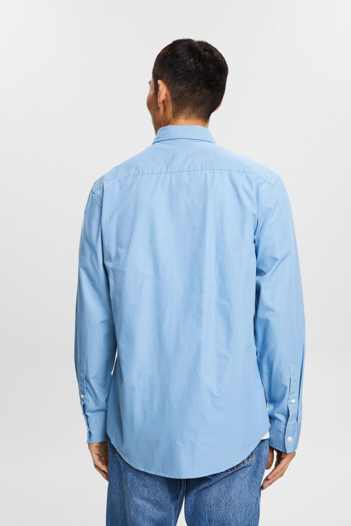 Button-Down-Hemd aus Popeline, 100 % Baumwolle