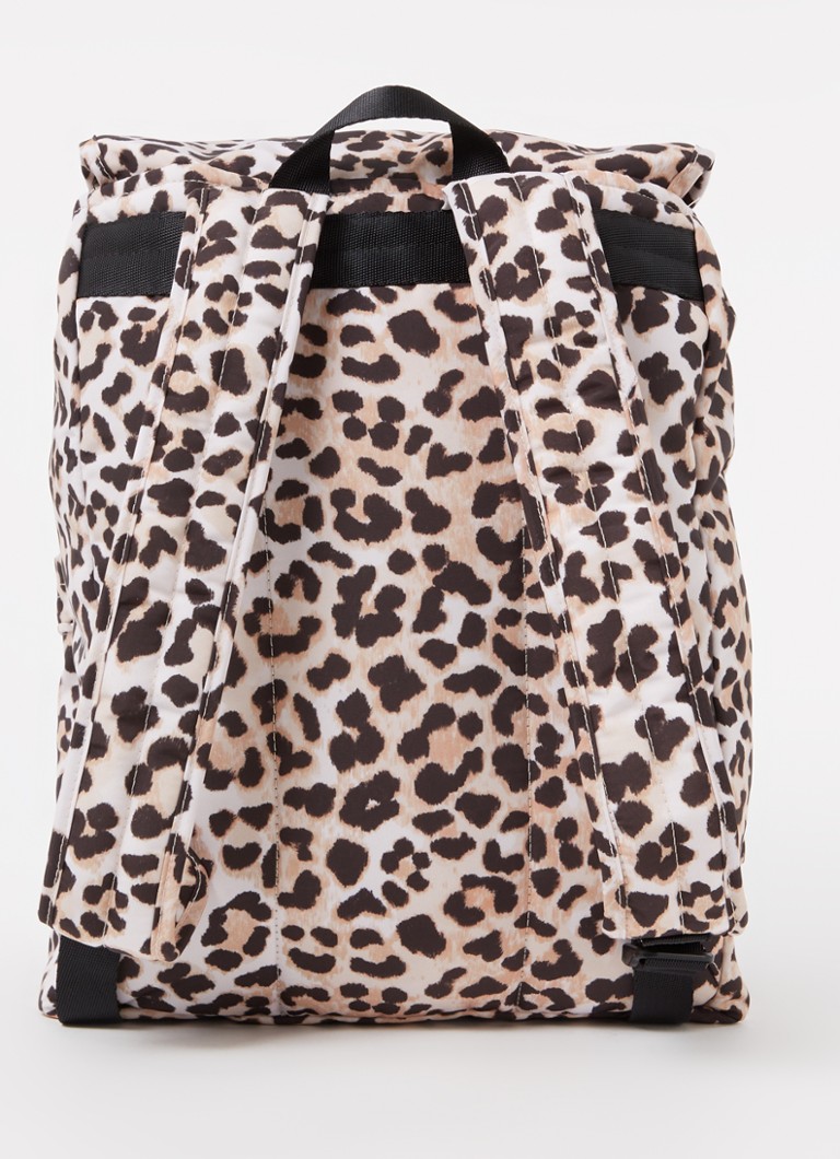 Wouf Kim backpack with leopard print