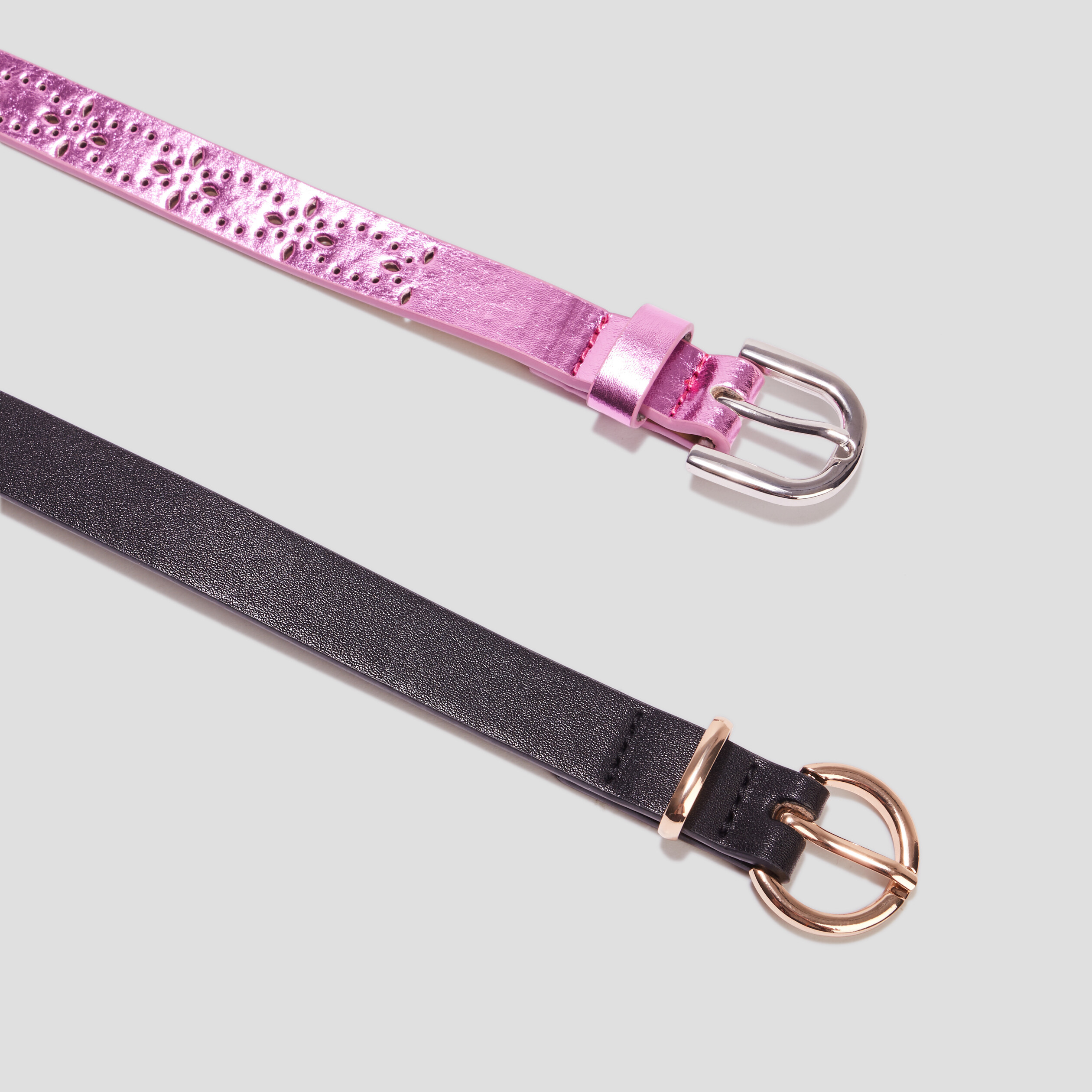 Lot 2 ceintures multicolore fille | La Halle