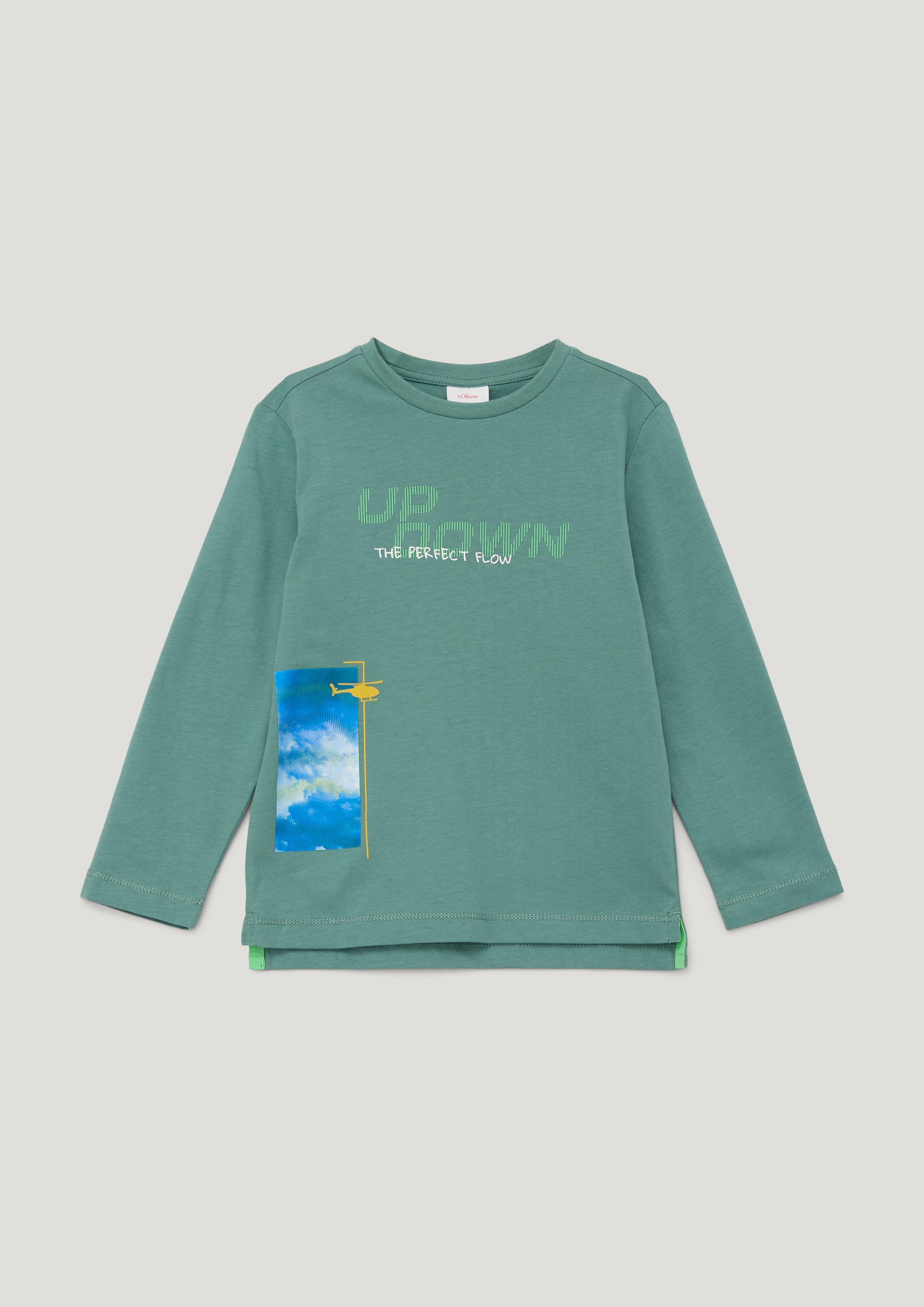 Longshirt mit Printmotiven  2134226-6576