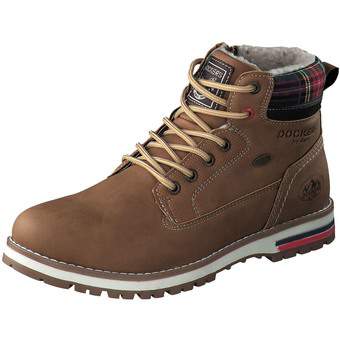 Dockers Schnür Boots in braun