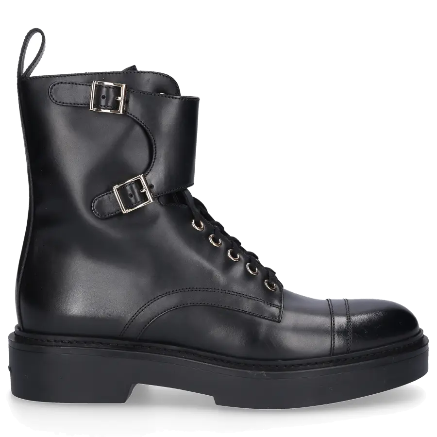 Santoni - Stiefeletten 59003 Kalbsleder - schwarz