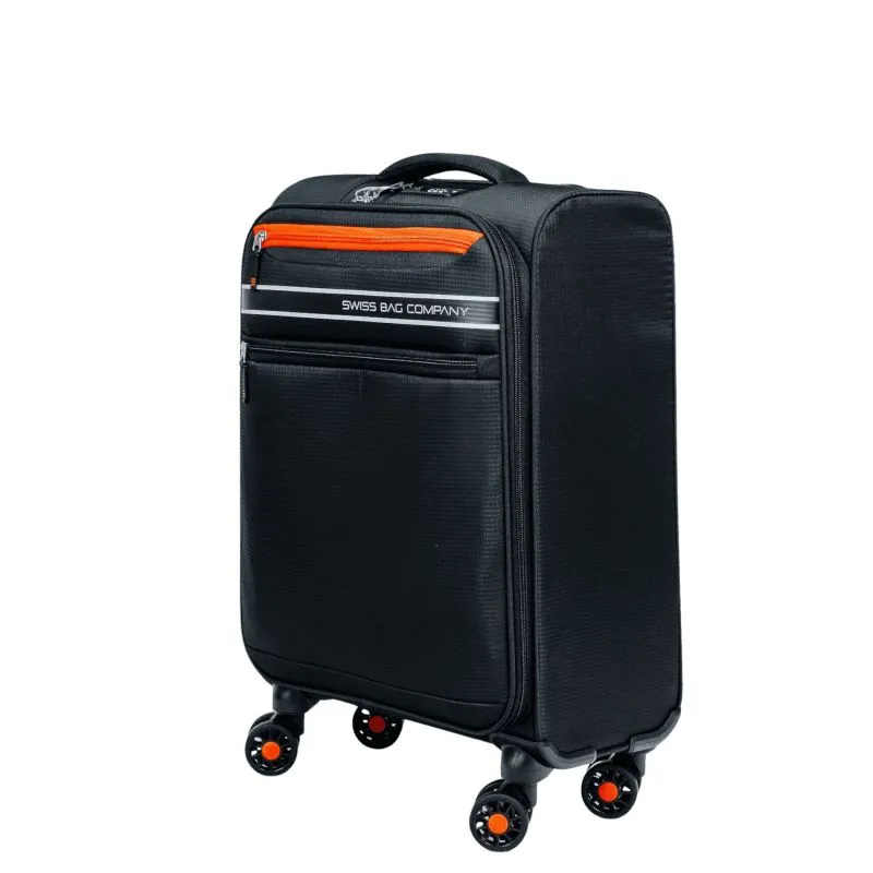 Swiss Bags Ohio Handgepäckstrolley S (55 cm) Erweiterbar - Black