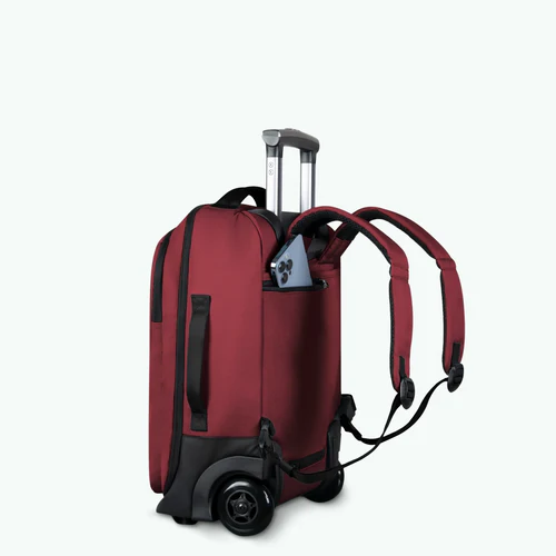 Sibiu XS 2-wheel soft suitcase, burgundy