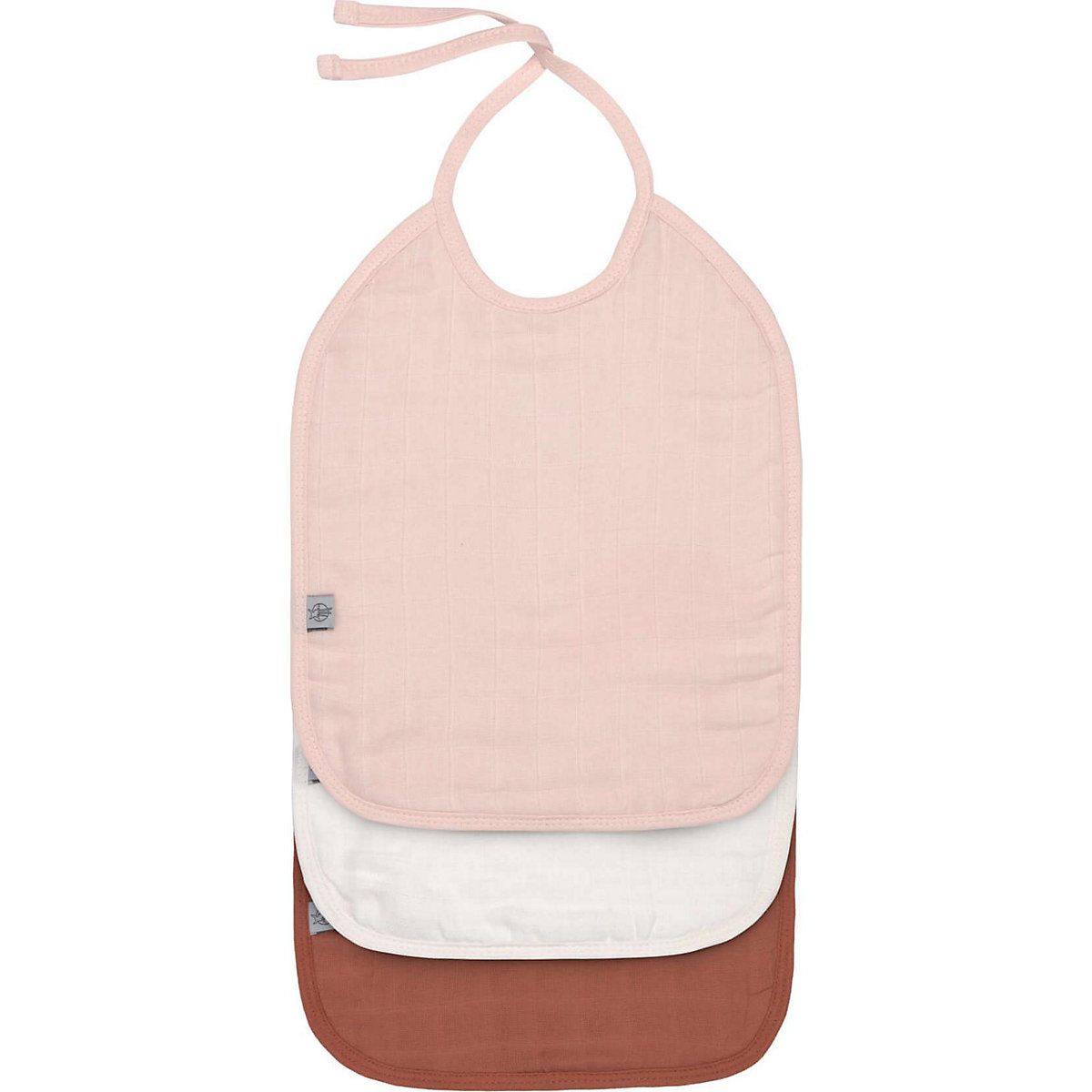 Lätzchen aus Mull, Frottee, Medium, 3-tlg., Multi-coloured 3