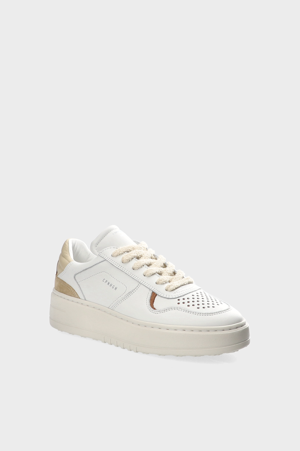 CPH76 leather mix white/beige