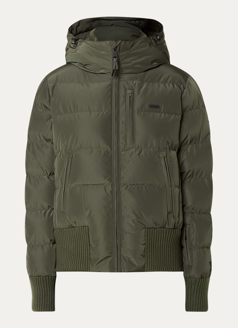 Airforce Taos Ski Jacket with Zipper Pockets and Hood