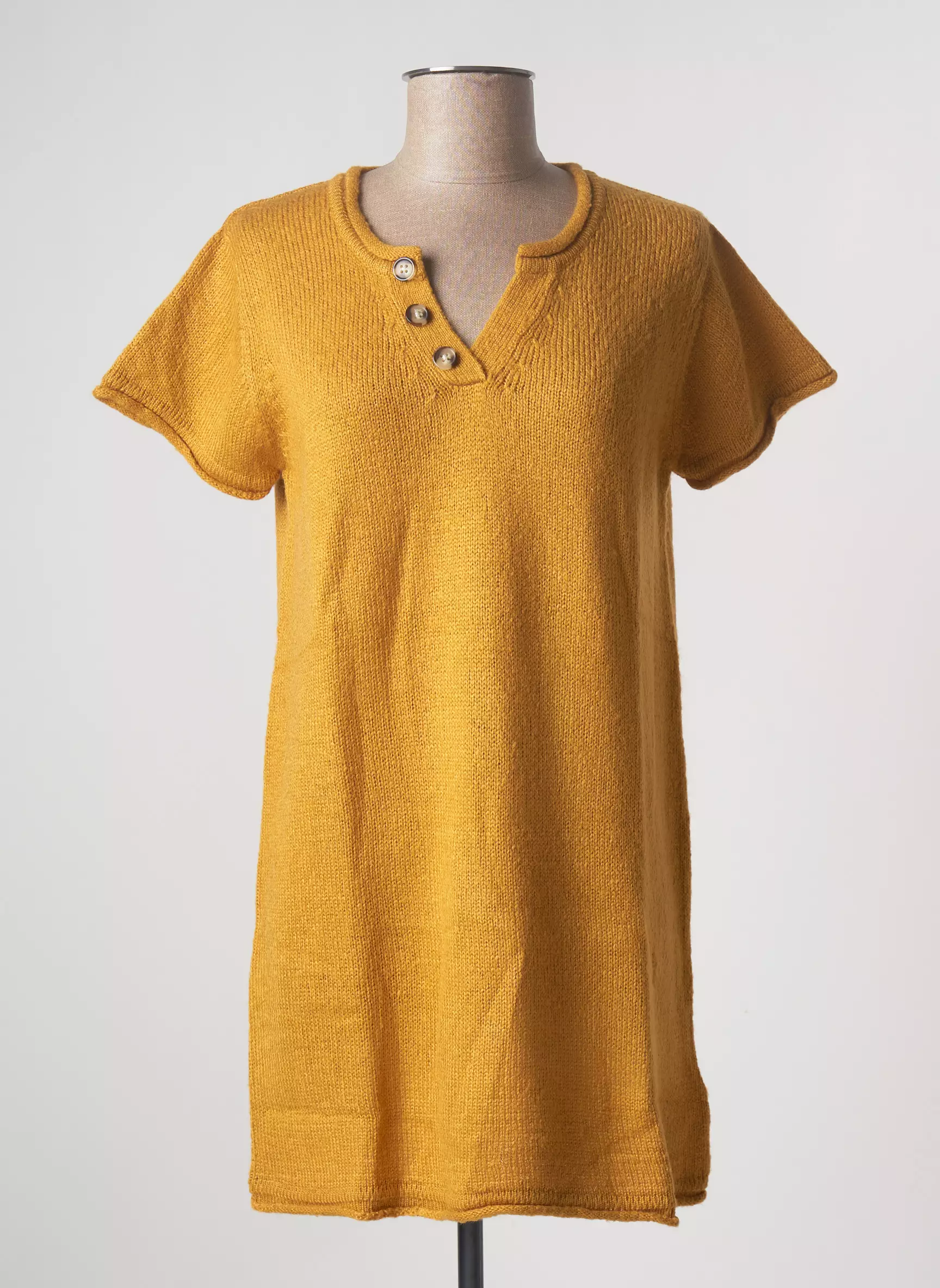 Blancheporte Robes Pulls Femme couleur jaune