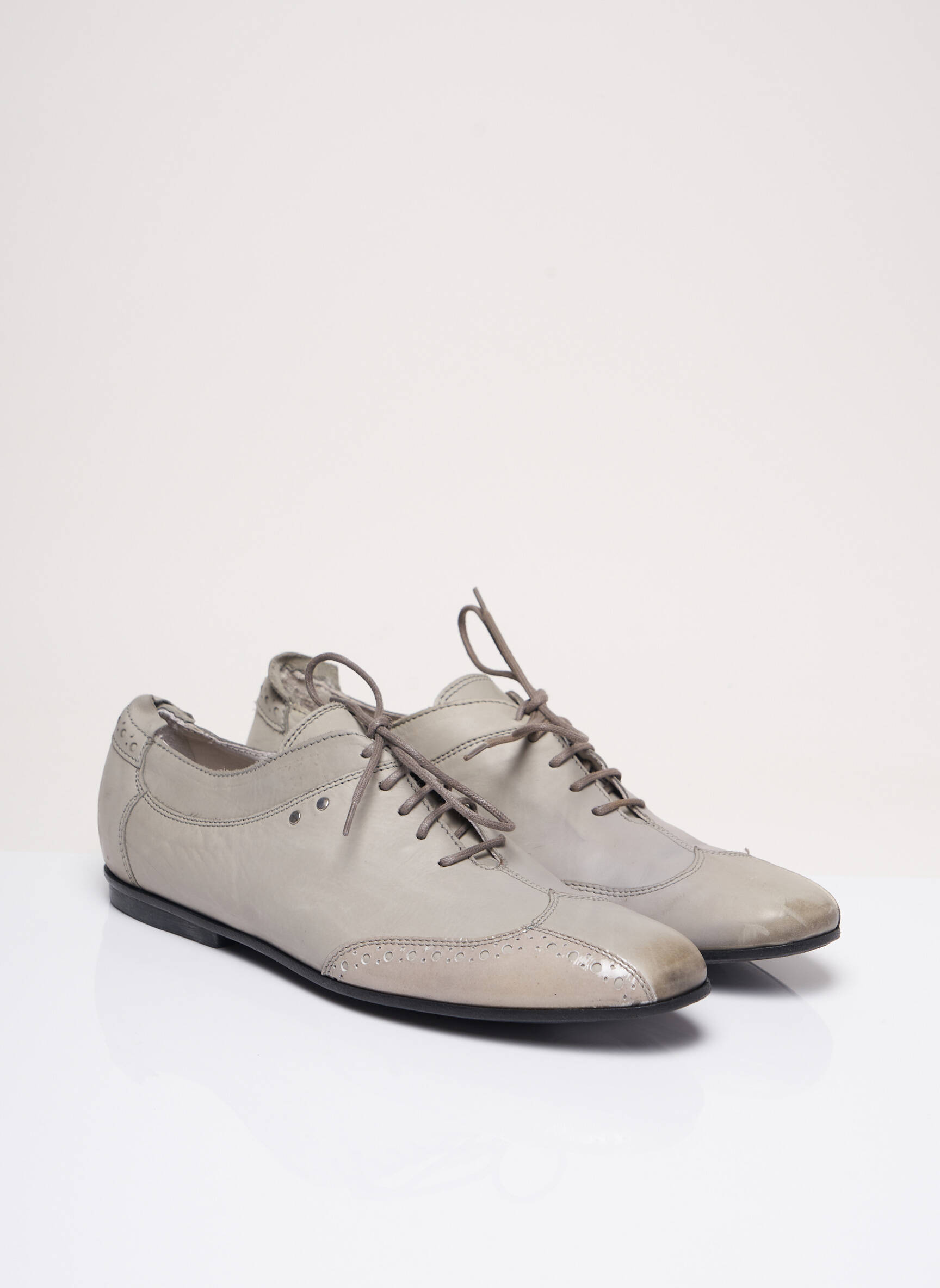 O X S Derby Femme couleur gris
