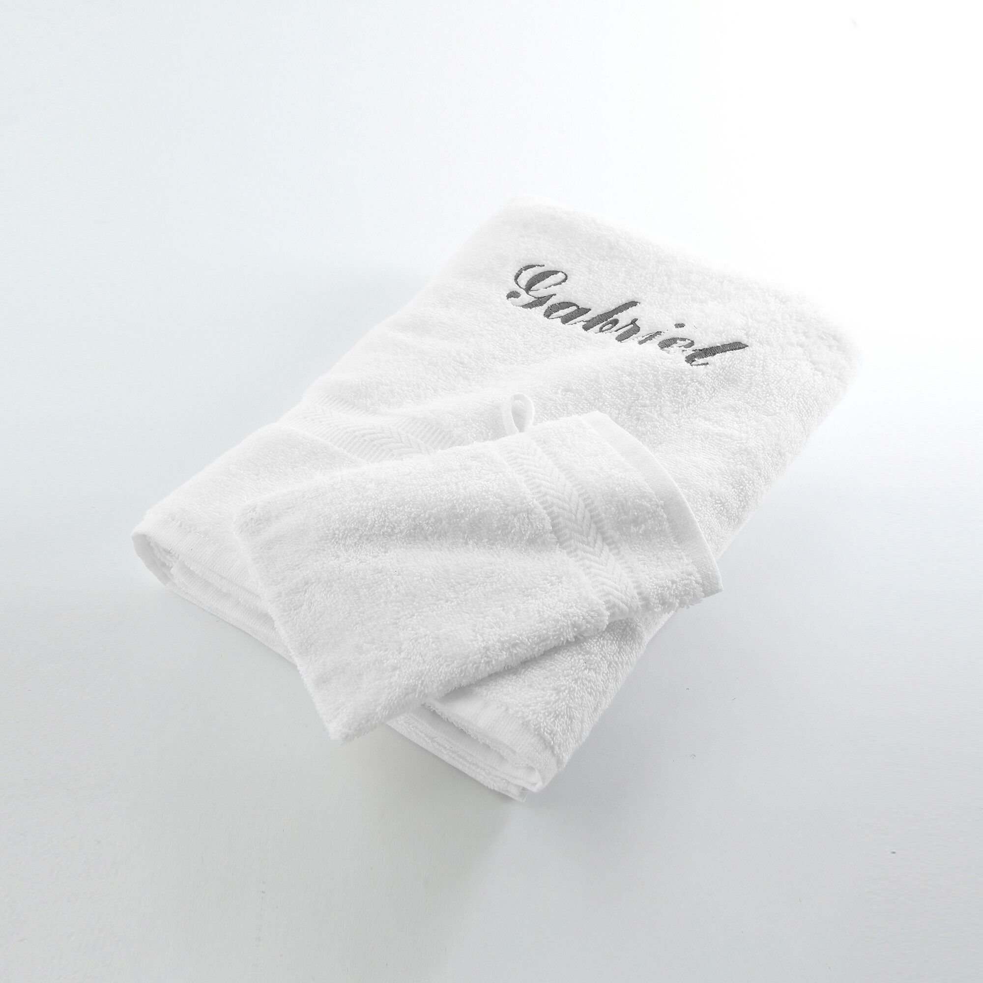 Serviette éponge personnalisable confort moelleux