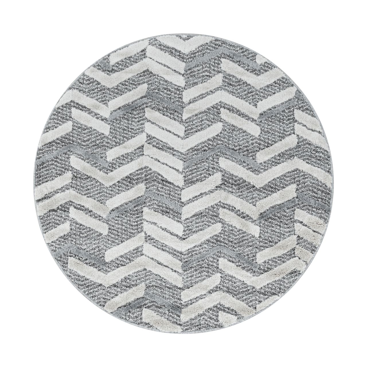 Ayyildiz Teppich, PISA 4705, GREY, 200 x 200 cm