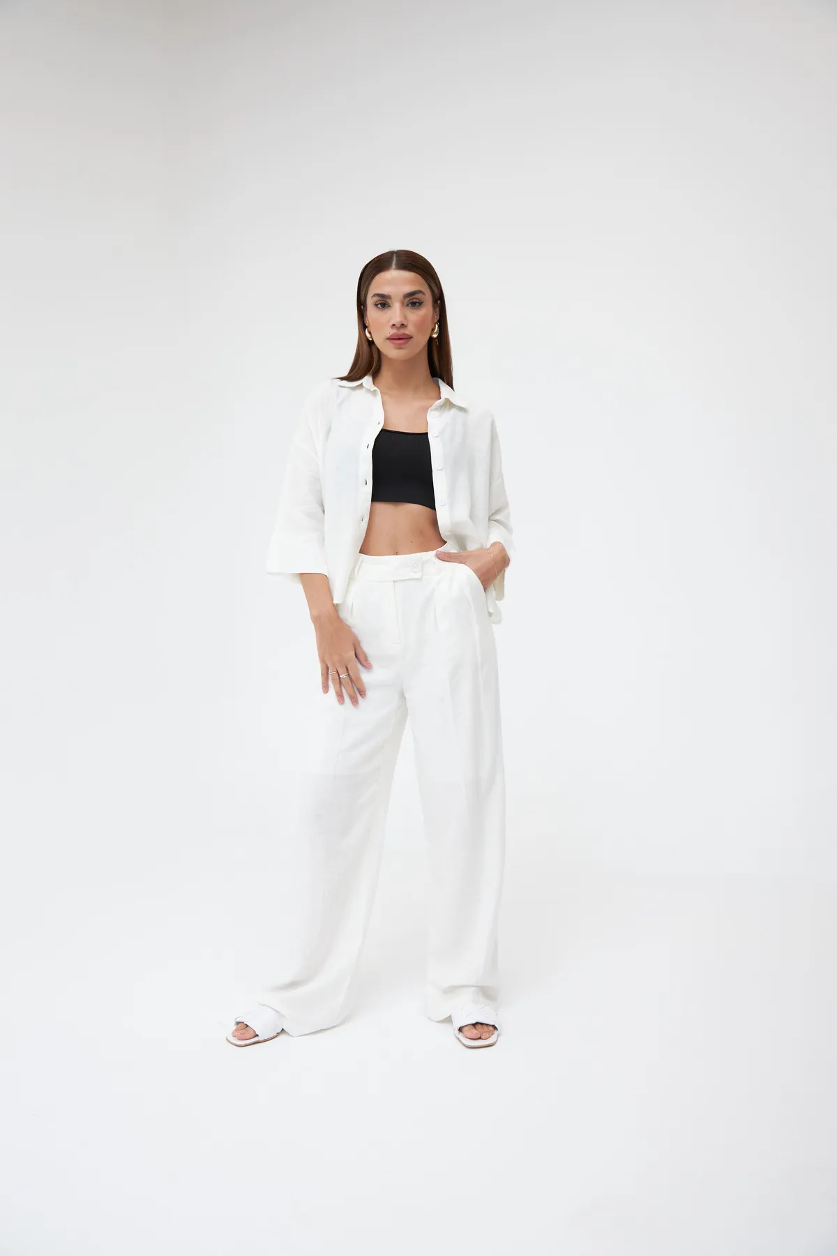 Laluvia  Zweiteiler - Ecru - Regular Fit