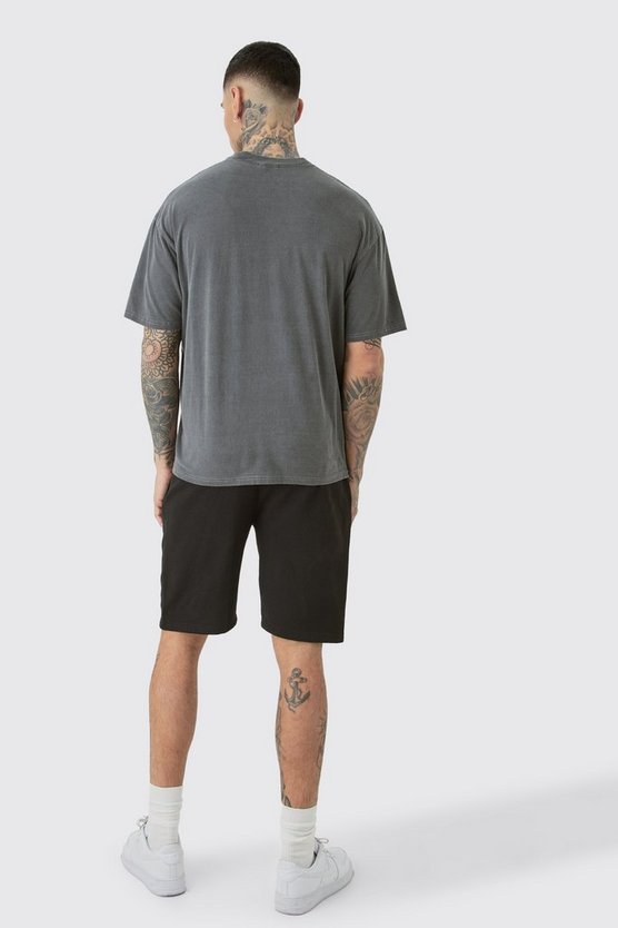 Tall lockere Jersey-Shorts