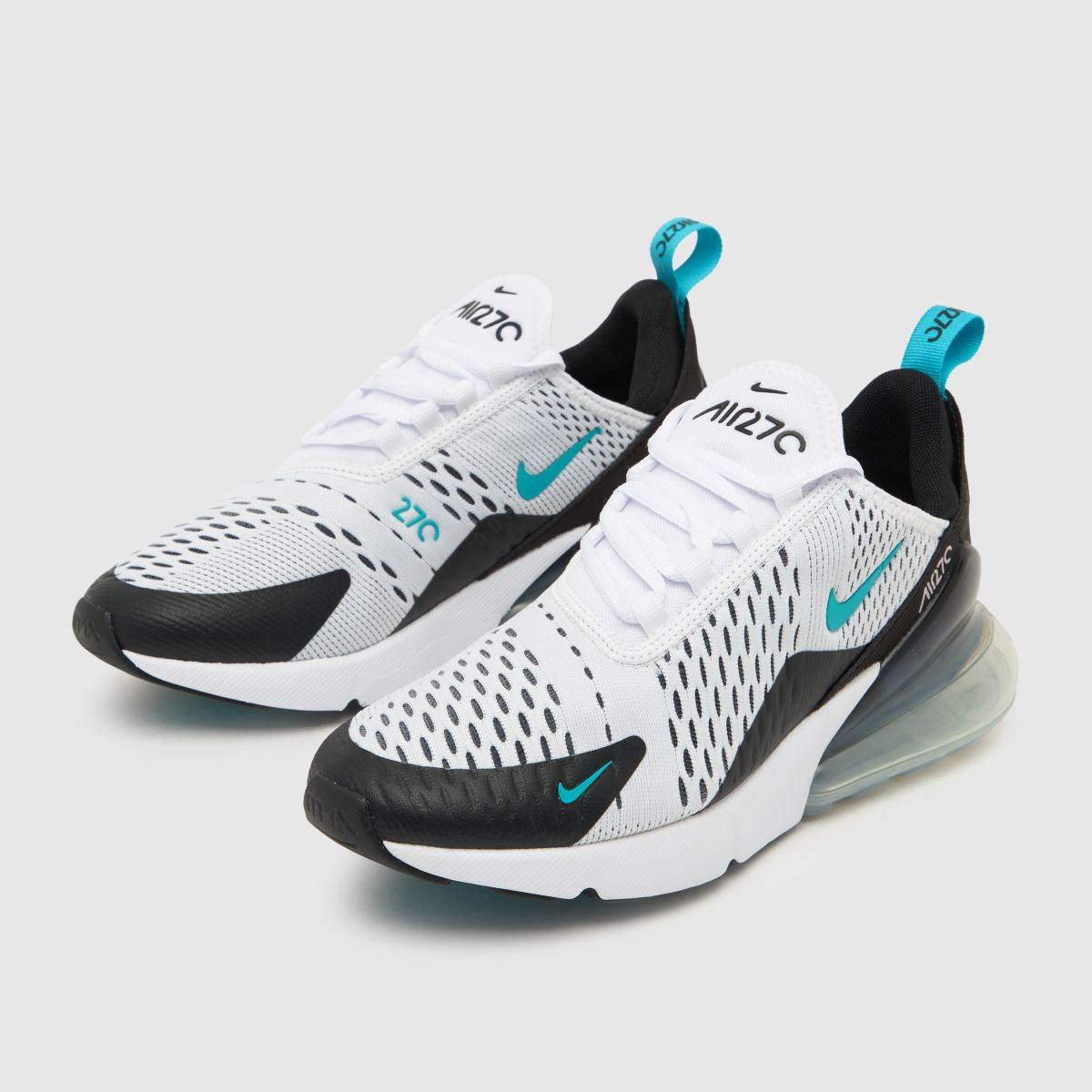 Nike Air Max 270 cipők fehér és kék színben