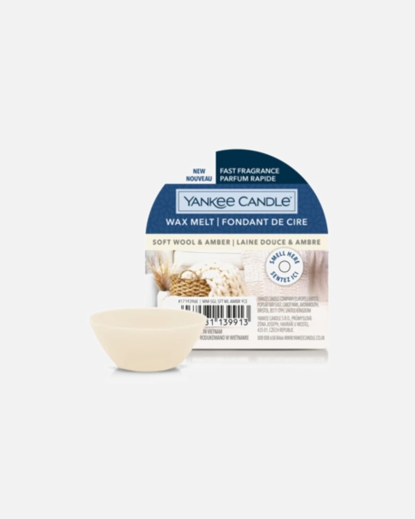 YANKEE CANDLE Soft Wool and Amber Wax Melts