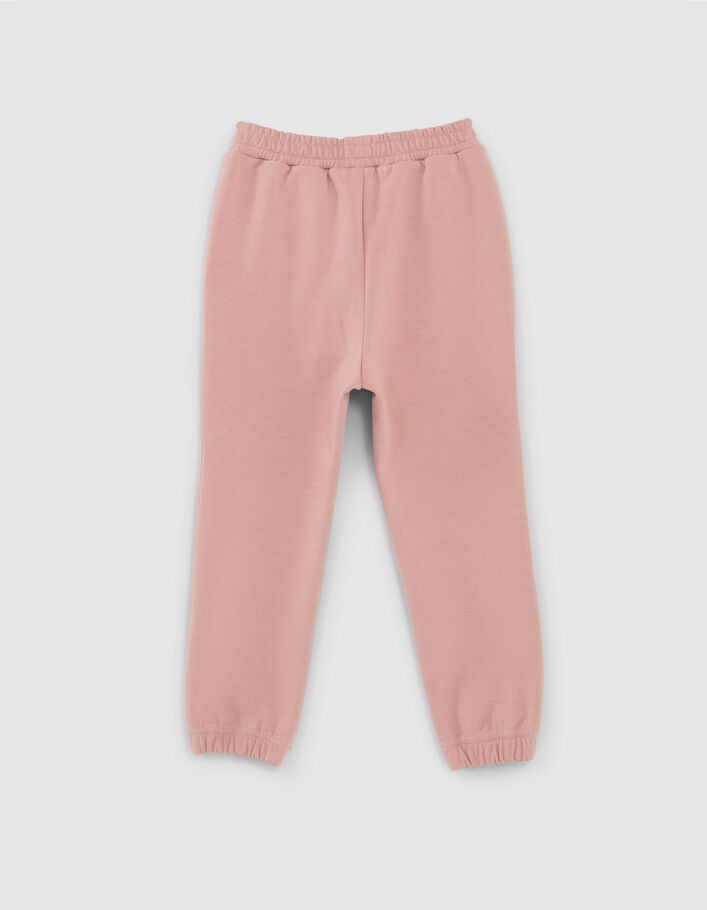 Jogging rose avec print fille