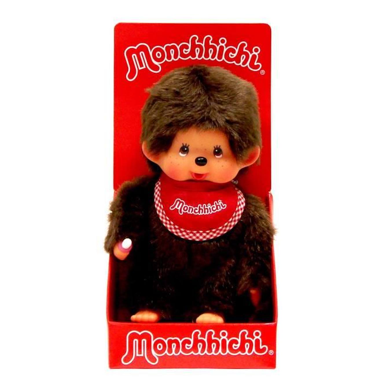 Monchhichi Garçon Bavoir Rouge 20 cm rouge