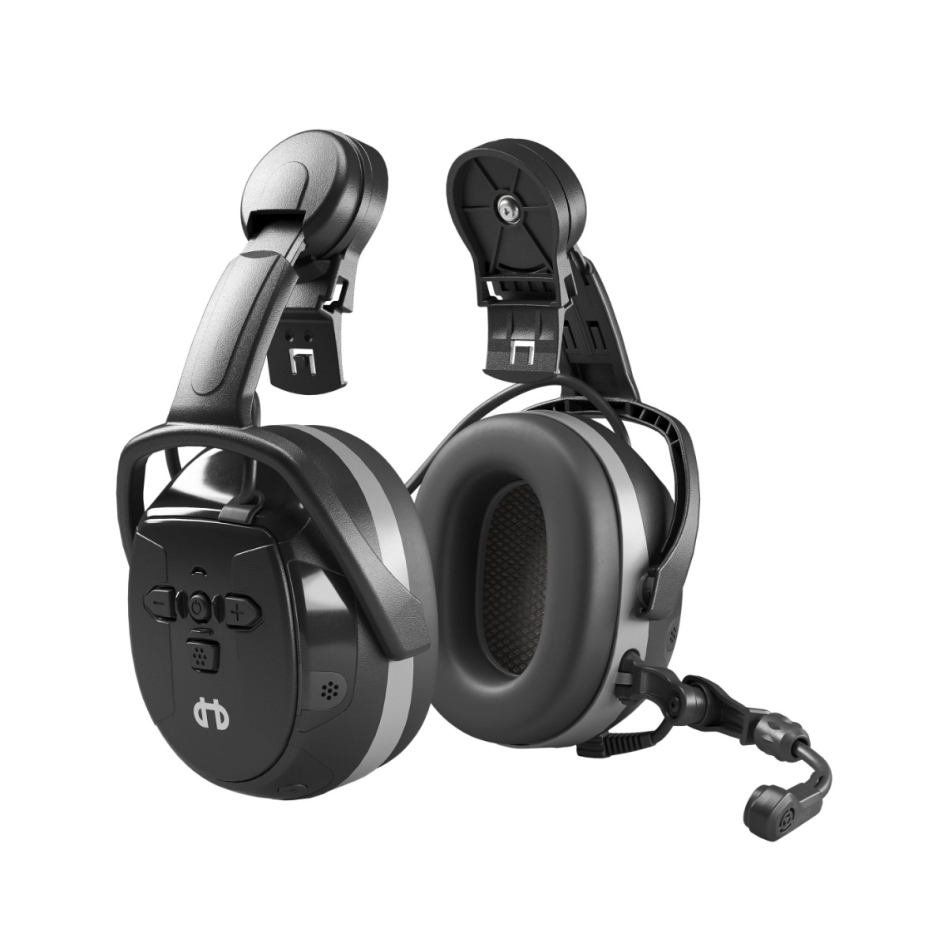 Hellberg 48101-001 X-STREAM LD Přilba s chrániči sluchu SNR 29dB s Bluetooth + LD