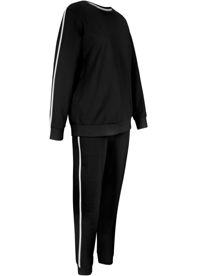 Baumwoll-Jogginganzug (2-tlg.Set)