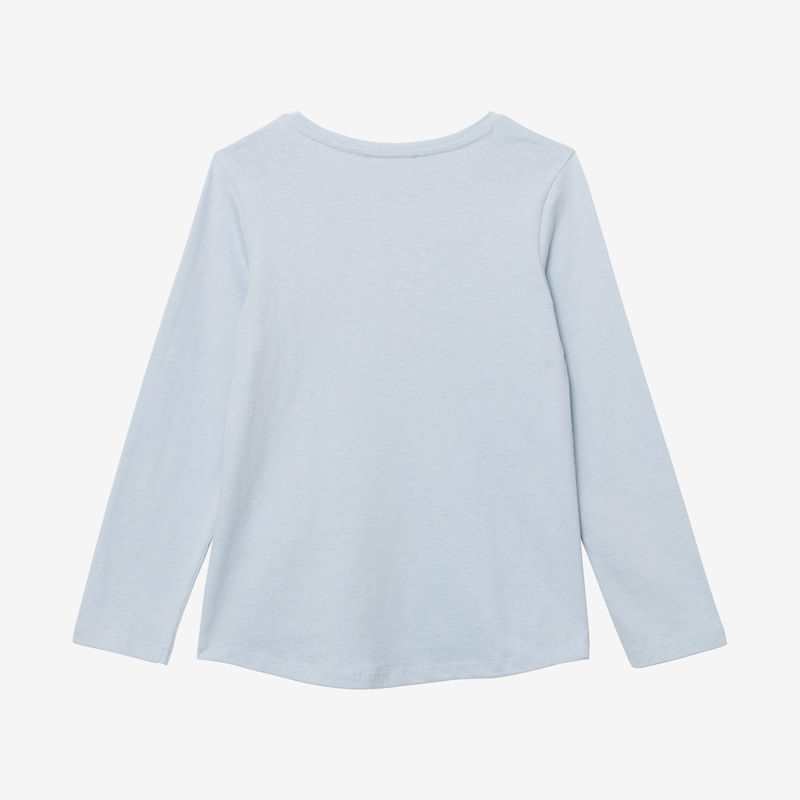 Tee-shirt bio fille bleu à message fille Catimini