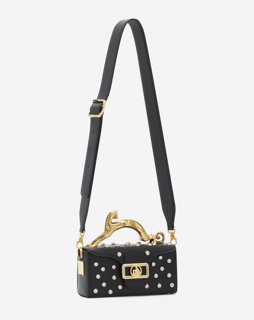 SAC PENCIL CAT NANO EN CUIR AVEC STUDS