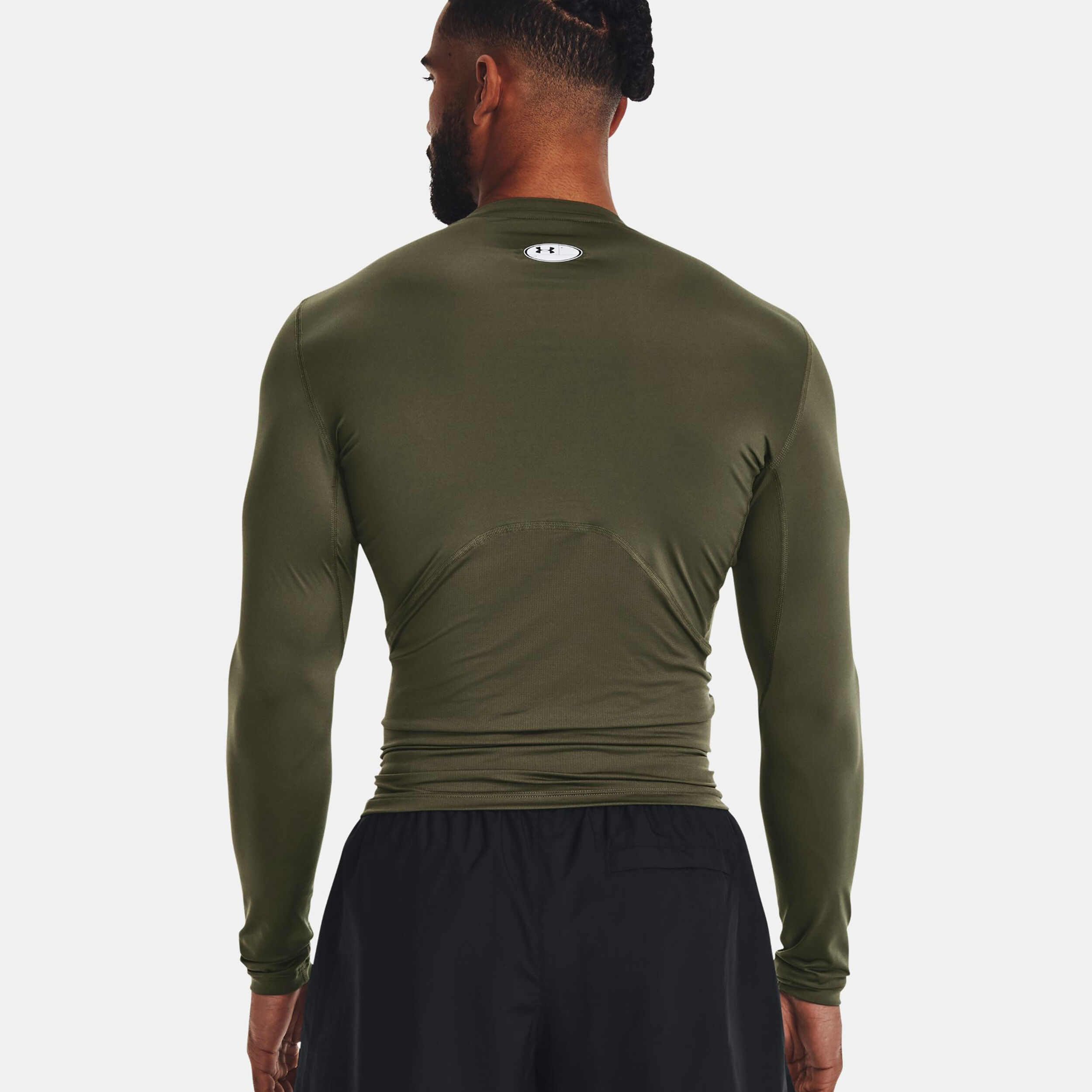 Heatgear Comp Longsleeve Herren - Oliv