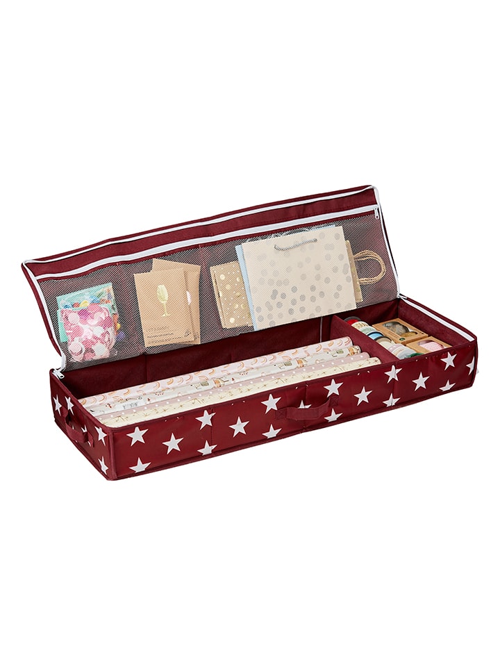 STORE IT Geschenkpapier-Organizer in Weinrot - (B)90 x (H)12 x (T)30 cm günstig kaufen onesize