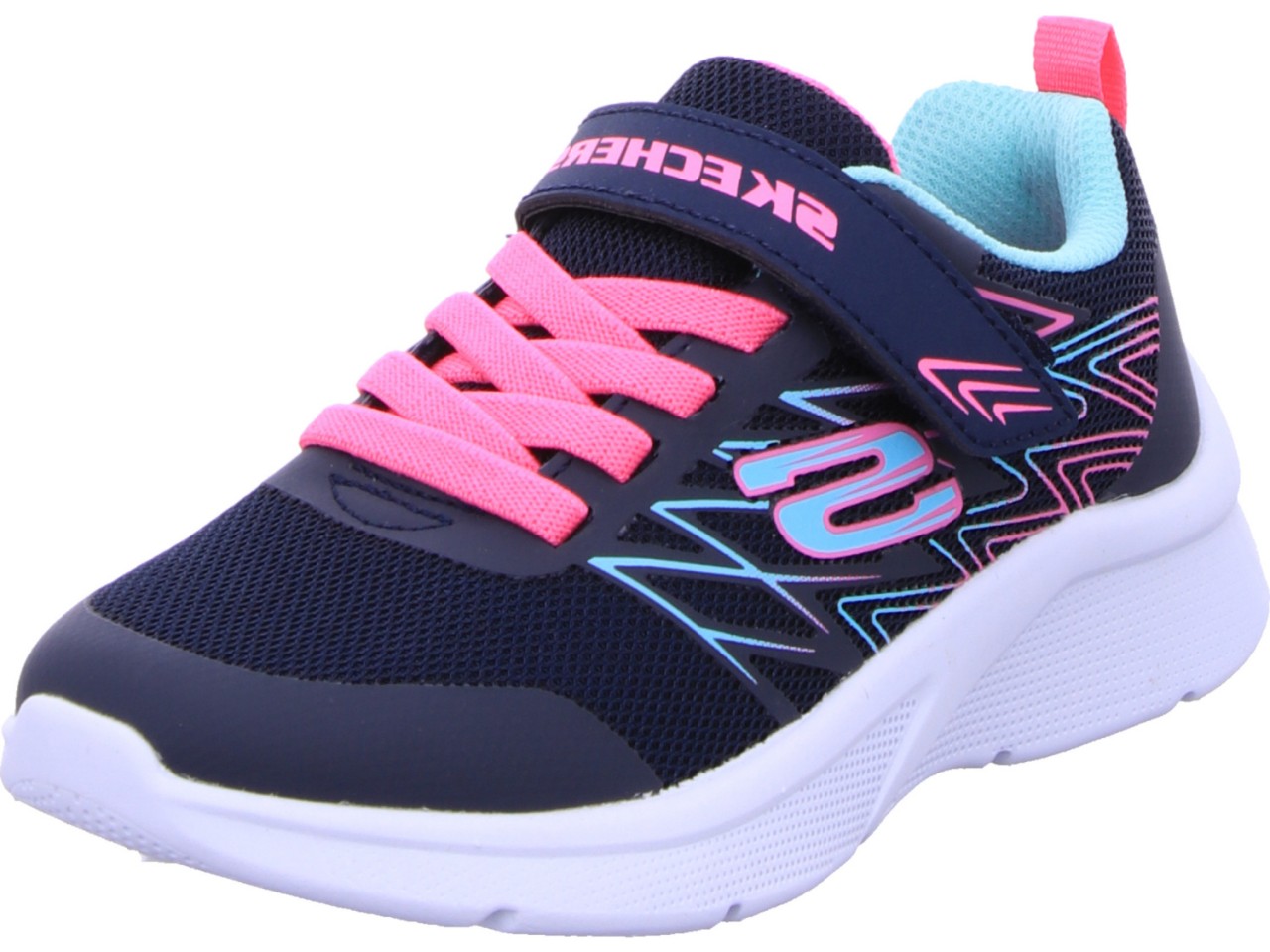 SKECHERS Mädchen Sneaker blau