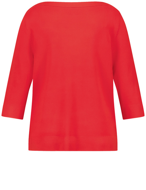 3/4 Arm Pullover mit Seitenschlitzen