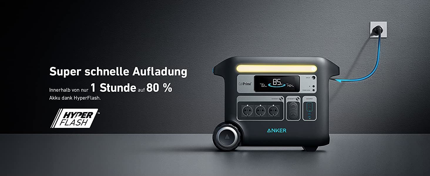 Anker Stromerzeuger 767 Solargenerator 2048 Wh mit 200 W Solarpanel, (1-tlg)
