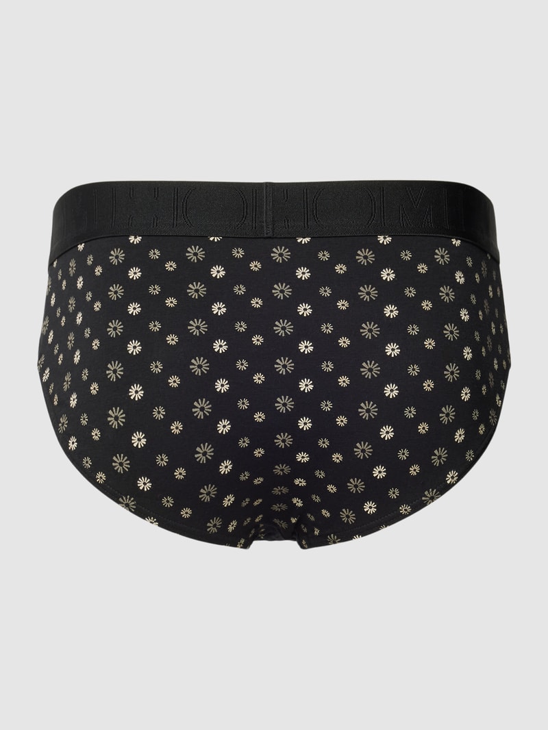 Trunk mit Allover-Muster Modell 'JOAN' in schwarz