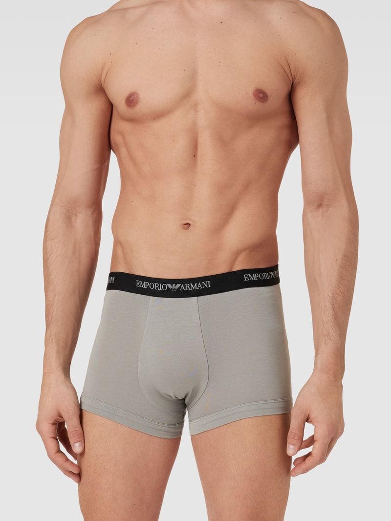 Hipster mit elastischem Logo-Bund in schwarz