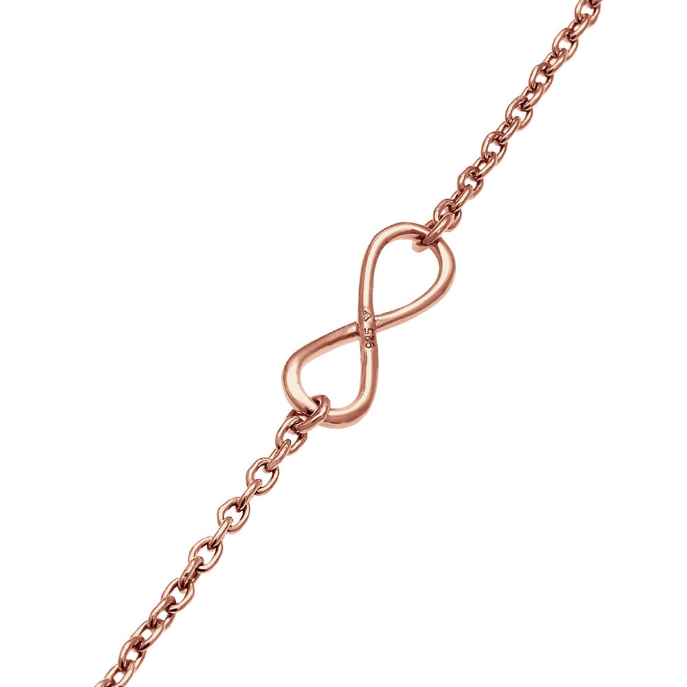 Elli Elli Bracelet Femmes Symbole Infinité Filigrane en Argent Sterling 925 Bracelet