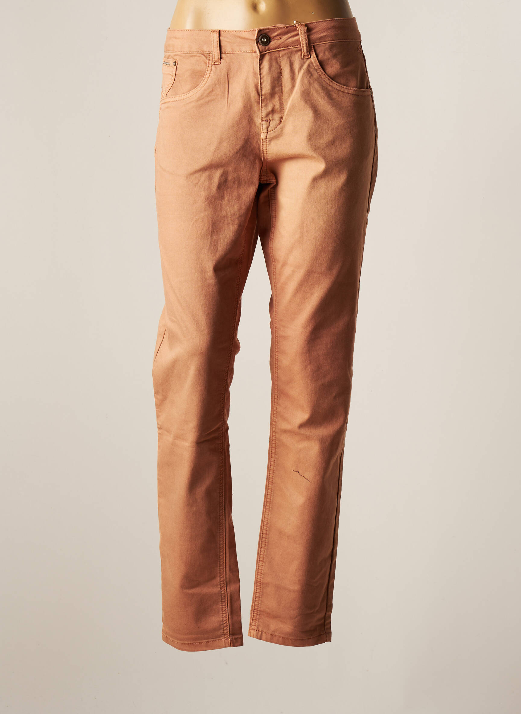 Cream Jeans Coupe Slim Femme couleur marron