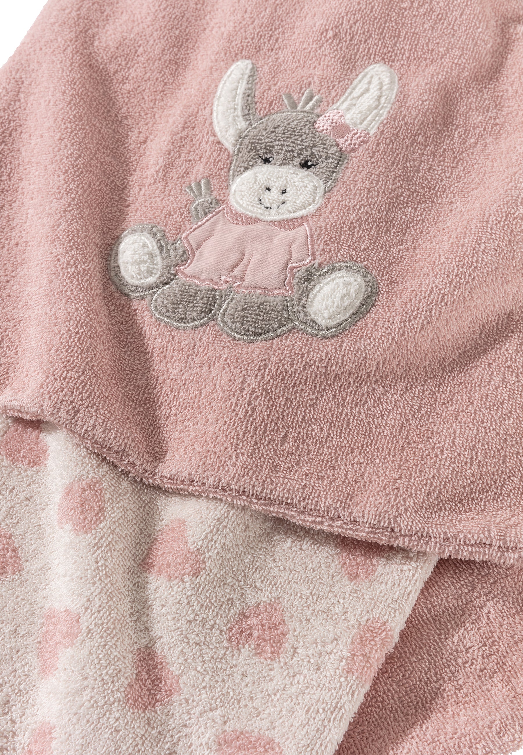 Wickelauflagenbezug Esel Emmi Girl  in rosa