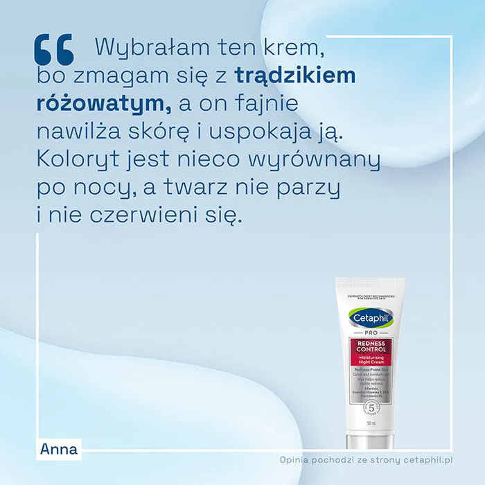 Cetaphil PRO noćna hidratantna krema za kontrolu crvenila