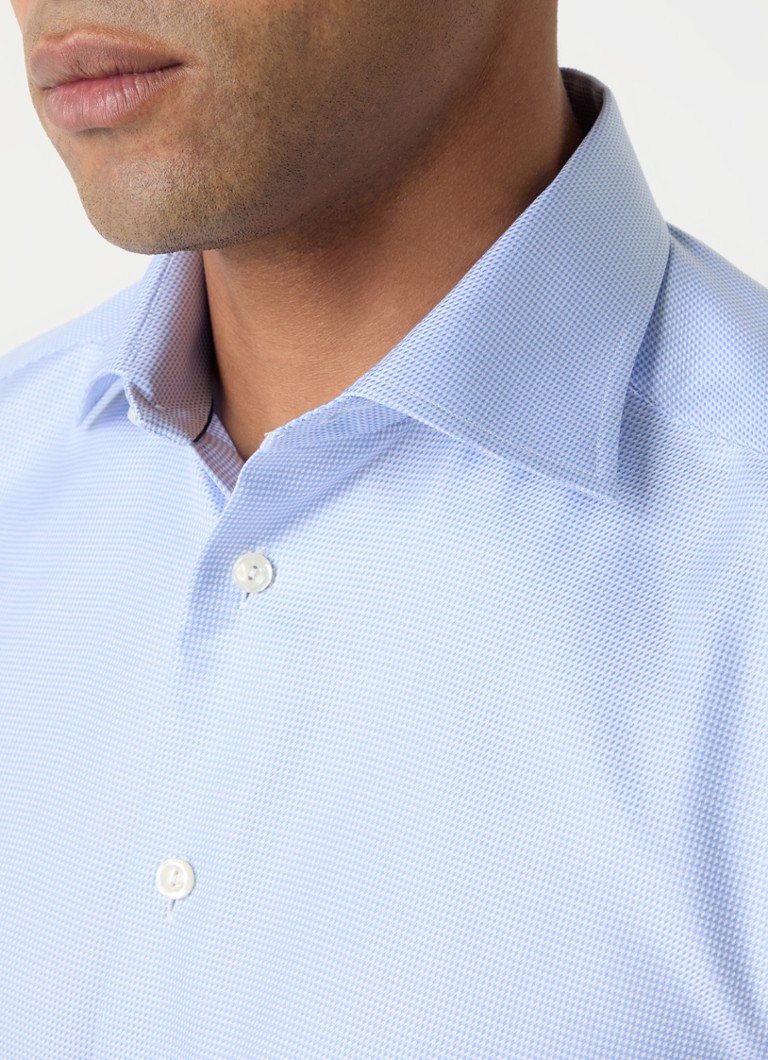 Camicia Eton a micro-motivo dal taglio classico