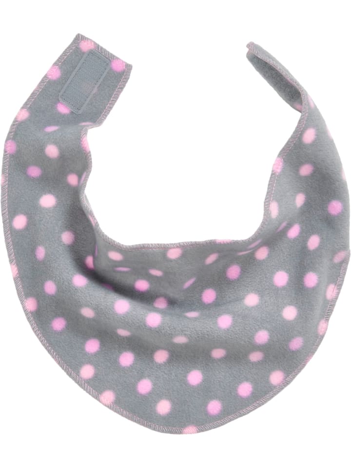 Playshoes Fleece-Dreieckstuch Punkte in Grau günstig kaufen onesize