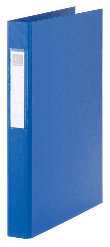 Exacompta Ringbuch DIN A4 Polypropylen 4 Ringe 25 mm Blau