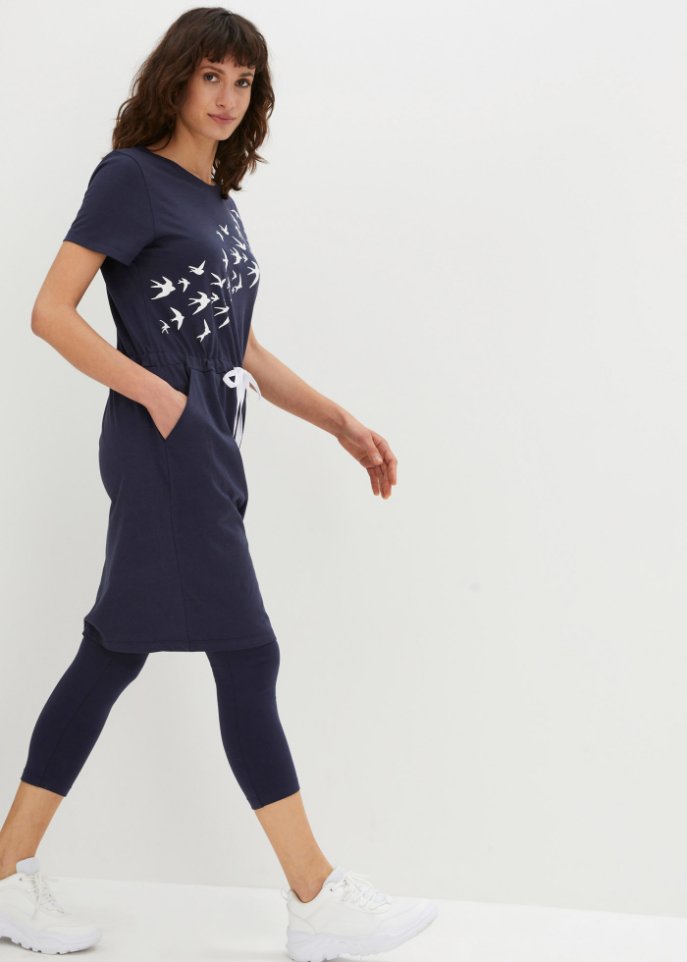 Shirtkleid und Leggings (2-tlg.Set)