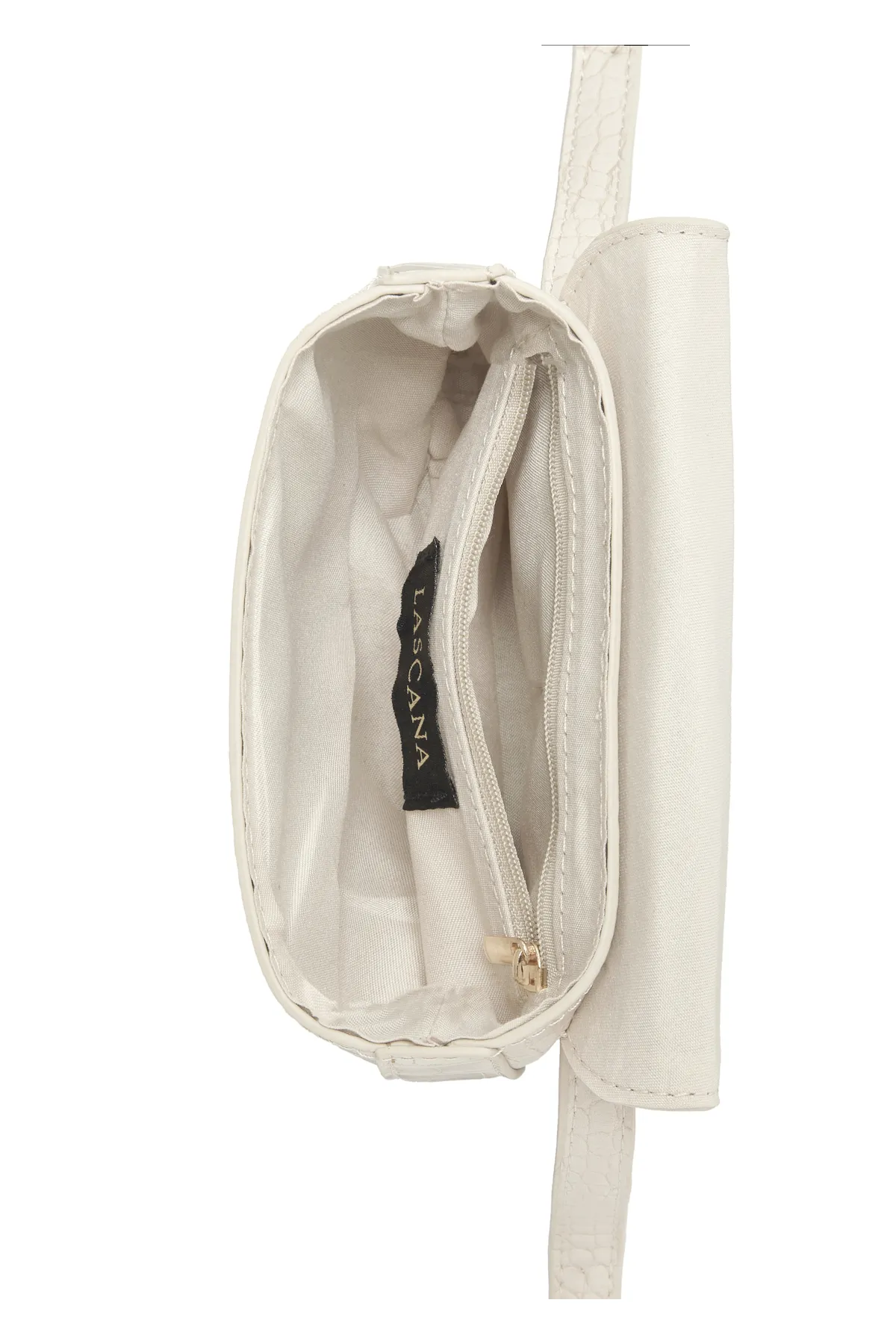 LASCANA  Gürteltasche - Ecru - Unifarben