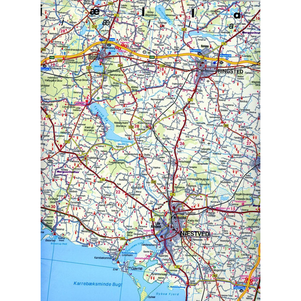 Dänemark Nord und Süd, Autokarten 1:150.000 - Straßenkarte